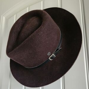 Pac Sun Roxy Dark Brown Fedora Styled Hat